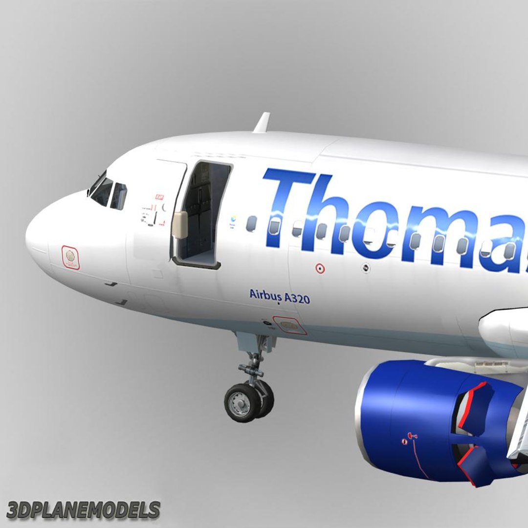 3d Model Airbus A320 Thomas Cook