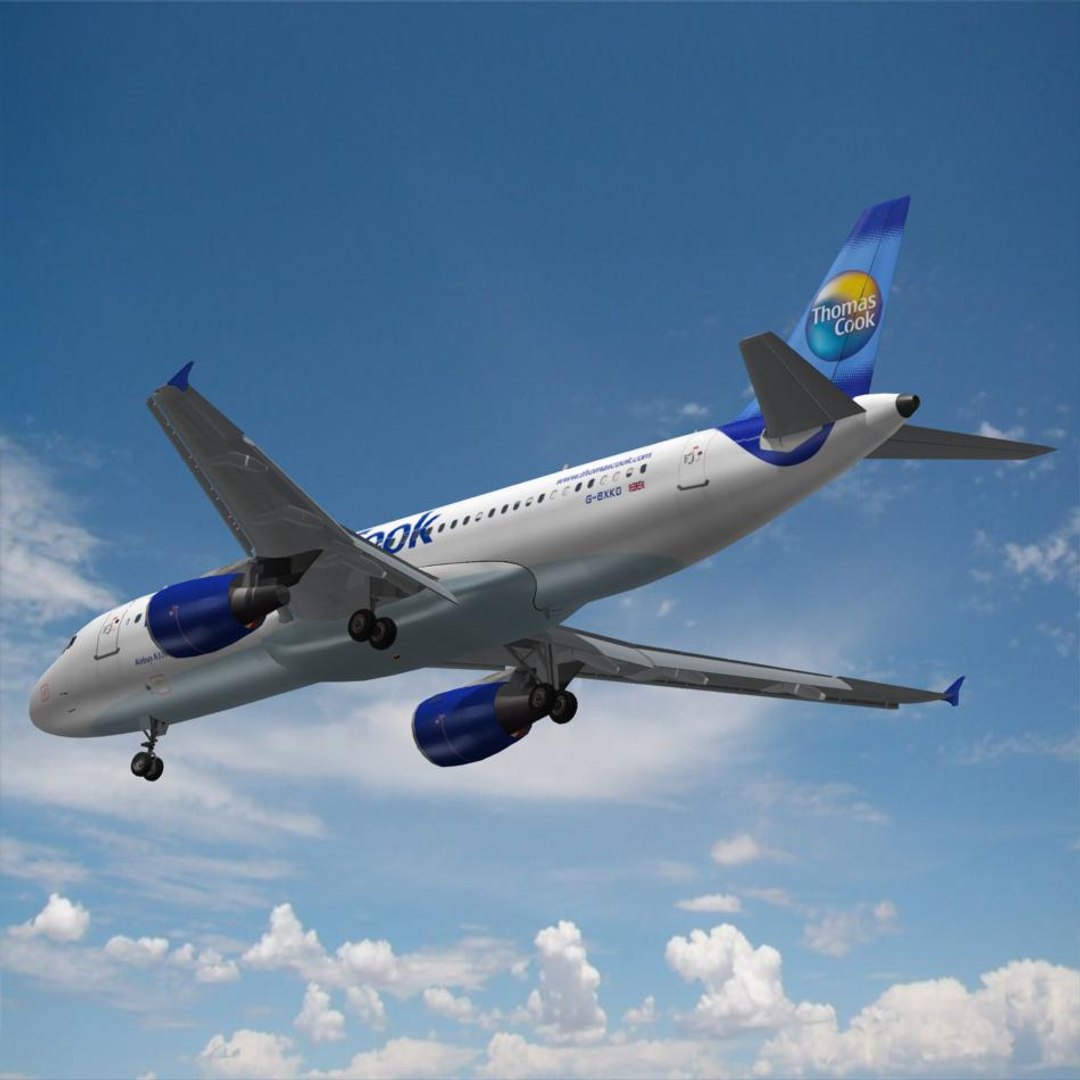 3d Model Airbus A320 Thomas Cook