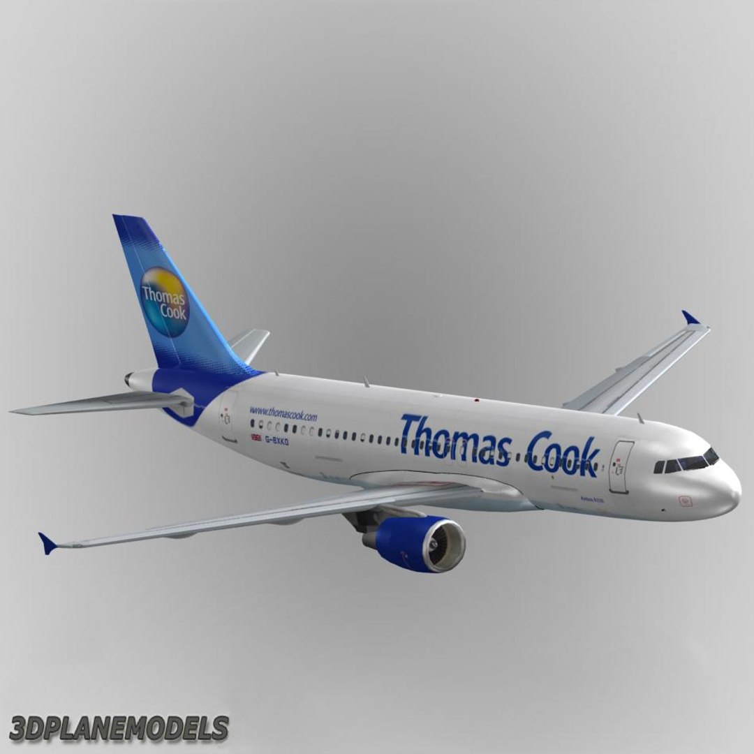 3d Model Airbus A320 Thomas Cook