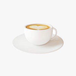 Cafe Coffee with Pattern 5 - Includes Simple drag and drop Texture - 3D Asset 5