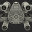Star Wars X-Wing Starfighter Yellow