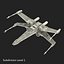 Star Wars X-Wing Starfighter Yellow