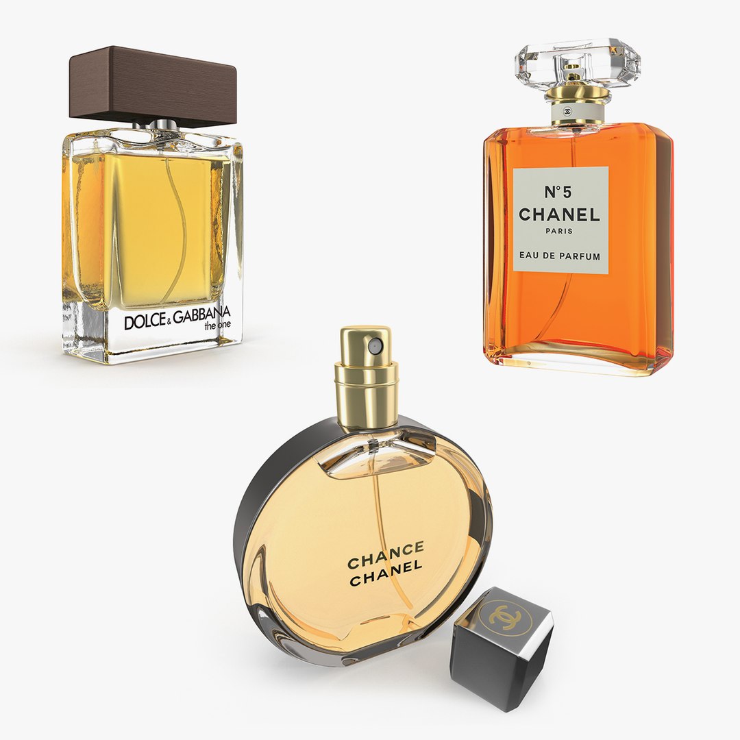 Parfums 3D Models Collection 3D model preview