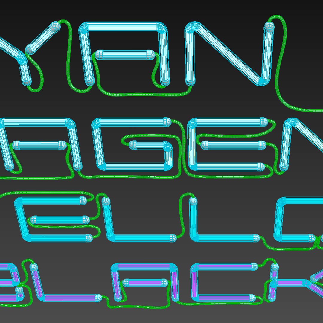 3D Light Modules Set 102 Neon - TurboSquid 1805137