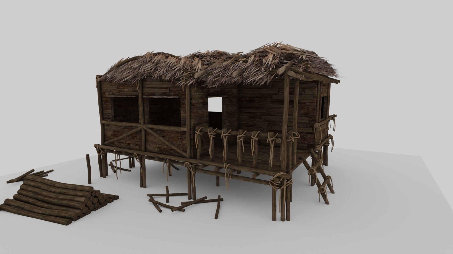 Hut 3D Model - TurboSquid 1711720