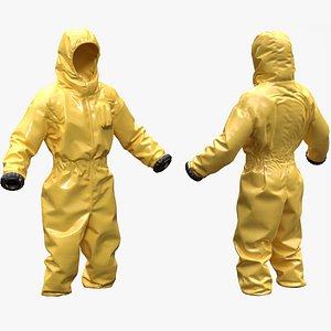 Hazmat Suit 109 - All MH Bodies  UE5 Skeletons - Rigged 3D model