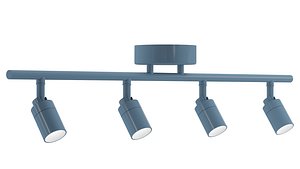 3D Shura 4-Light Integrated LED Track Light model