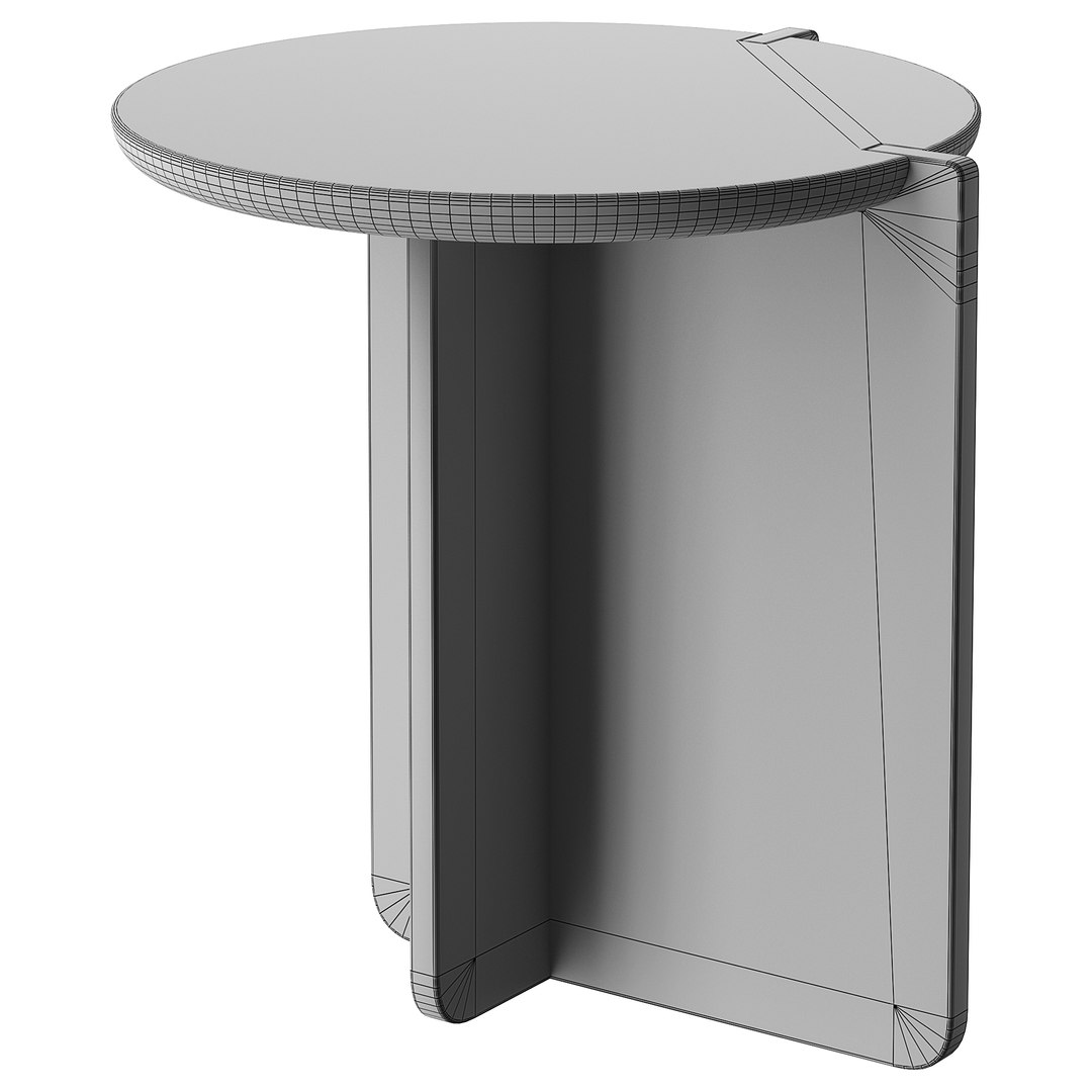 NOTCH TRAVERTINE Side Table By Maami Home Model - TurboSquid 2225173