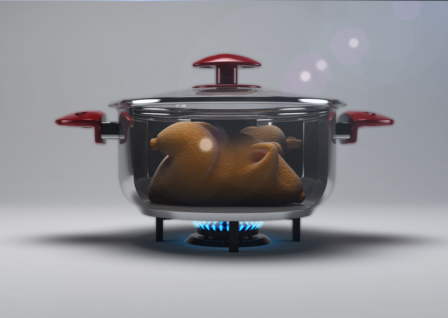 3d model saucepan cooker