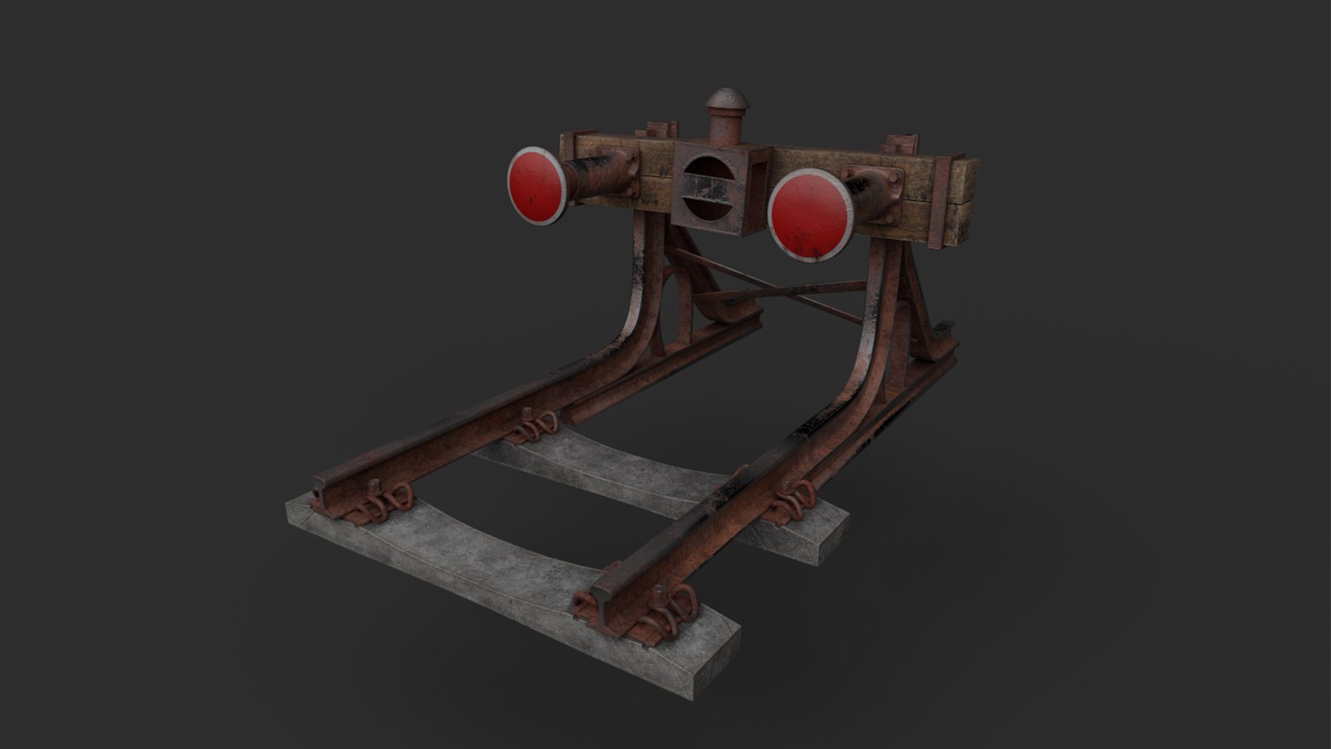 Old Rusty Train Buffer Stop - 3D Model 3D model https://p.turbosquid.com/ts-thumb/jK/n8gJwi/1t/1/png/1744550292/1920x1080/fit_q87/95069ac1818f95260dfdaa6f5f1923b83b9c9700/1.jpg