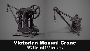 3D model Victorian Manual Crane