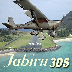 australian jabiru aircraft aviation 3d model