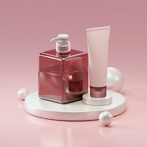 Cosmetic and Soap Bottle model