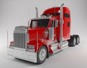 3D american truck