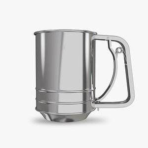 Stainless Steel Mug - Baking Cup - 3D Model Ready to Render inside 3dsMax and Vray