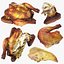Collezione di pollo arrosto