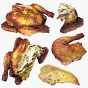 Collezione di pollo arrosto