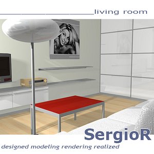 scene livingroom 3d ma