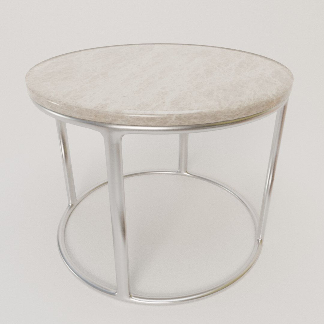 3D model stylish coffee table marble - TurboSquid 1438163
