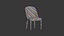 3D Brie Armless Dining Chair