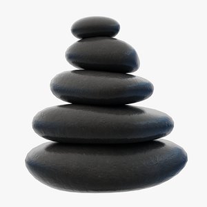 Massage Stones 3D model