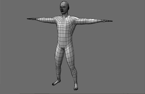 free 3ds model sculpted male