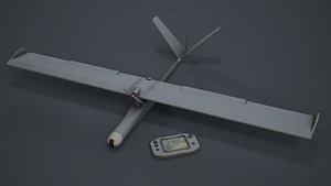 CH-802 PLA UAV 3D model