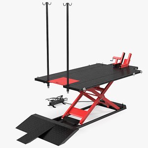 3D atv lift table rigged