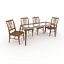 3D Dining Set 4