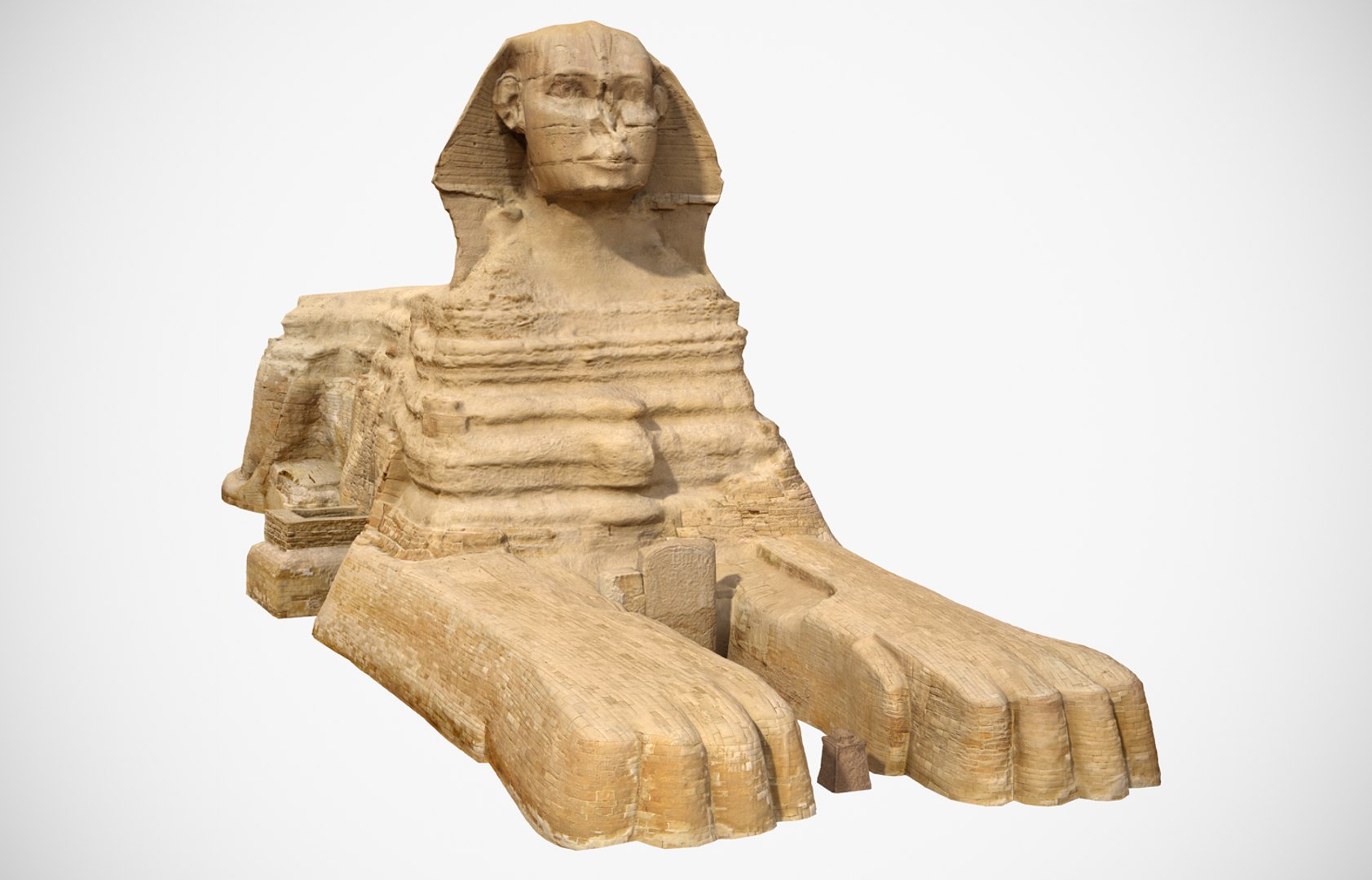 Great Sphinx Giza Scan 3D Model - TurboSquid 1302443