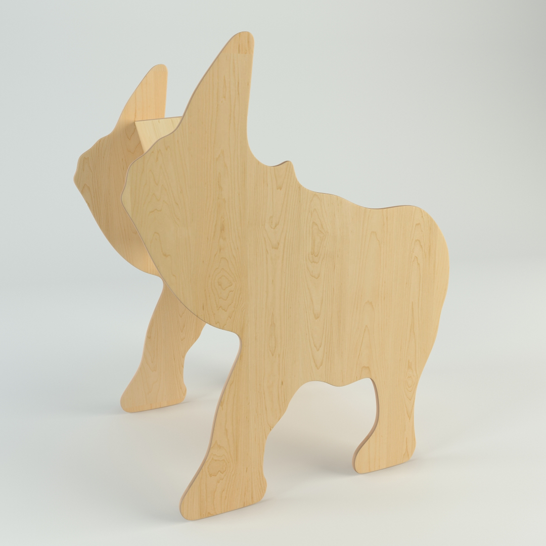 plywood furniture set 3d 3ds