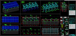 5 MW Solar Project Type 5 3D model