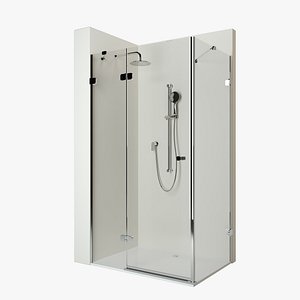 shower cabin ravak brilliant 3D