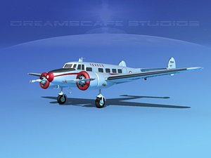 3d propellers lockheed l10 electra model