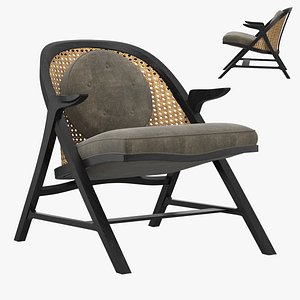 Edward Wormley Armchair 5700-A 3D model