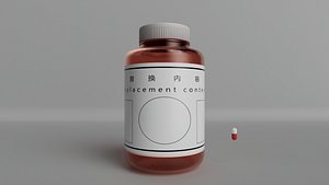 Medicine bottles and capsules
