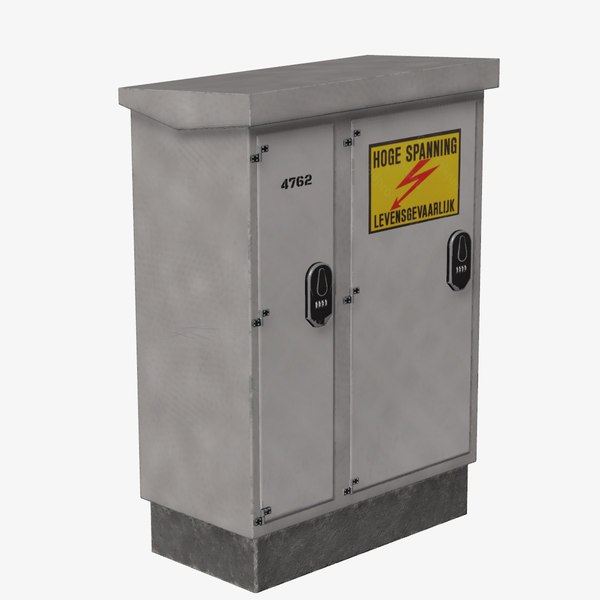 modelo 3d Dutch electrical box - TurboSquid 2002907