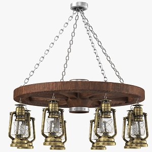 kerosene lantern chandelier model