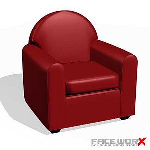 3ds max armchair chair