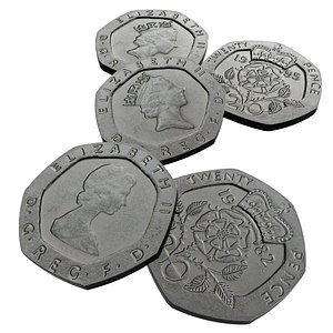 20p Coin 3D Models for Download | TurboSquid