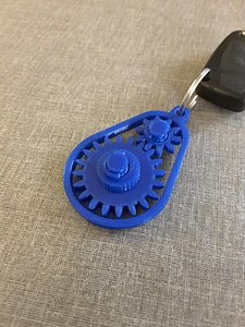 Mechanical keychain 3D model