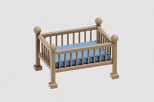 Baby Crib 3D