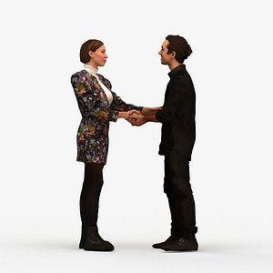 00531CarlosEva001 - Adult Caucasian professional talking in office wearing autumn or spring attire