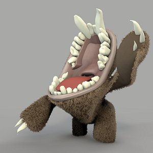 rigged teeth 3d c4d
