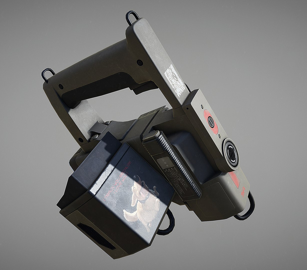 Motion Tracker Prop Pbr Obj