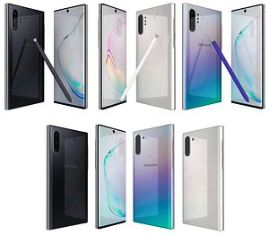 samsung galaxy note 10 3D model