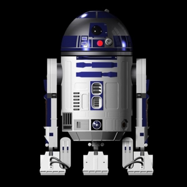 r2d2 3d 3ds