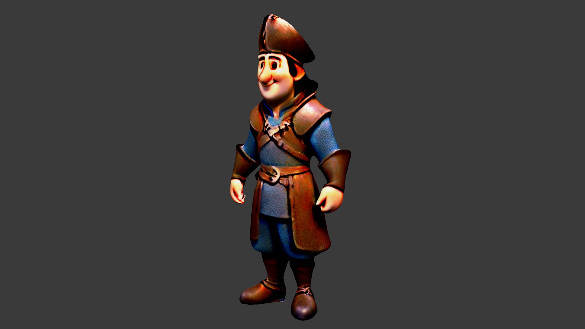 Medieval Peasant Model TurboSquid 2127283