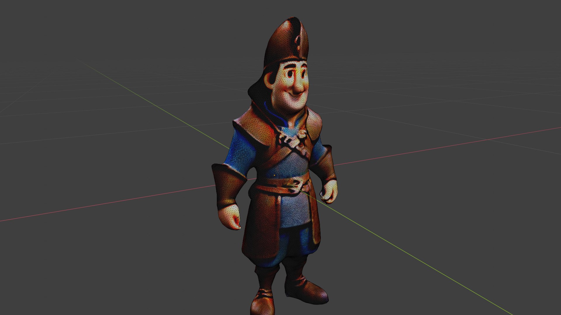 Medieval Peasant Model TurboSquid 2127283