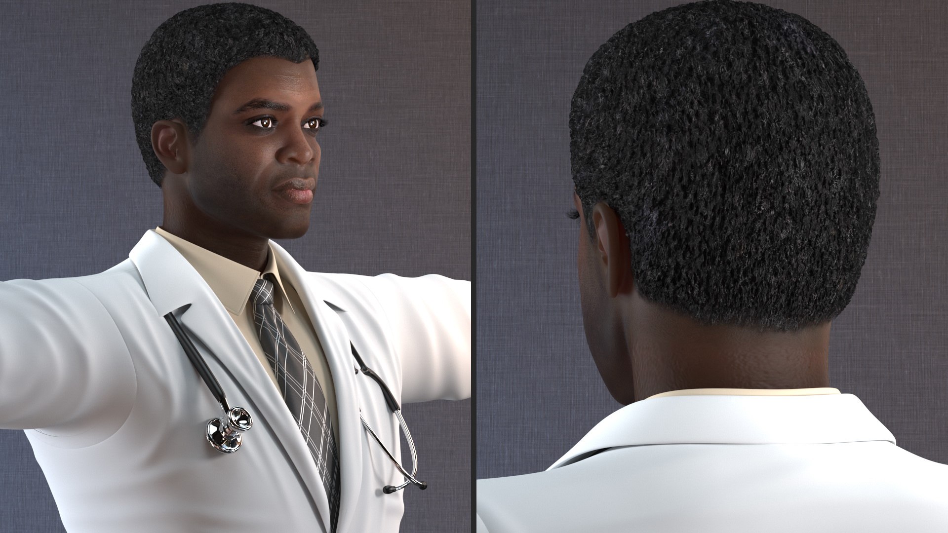 african american male doctor 3D https://p.turbosquid.com/ts-thumb/jM/Q7tc4d/4Aov1d70/africanamericanmaledoctorriggedvray3dmodel014/jpg/1609692059/1920x1080/fit_q87/a604457dda84a217be9de95bd1ec48abcdea879f/africanamericanmaledoctorriggedvray3dmodel014.jpg